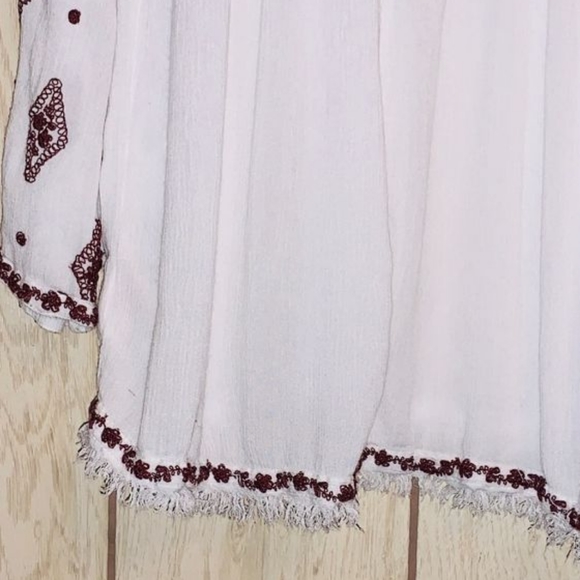 FREE PEOPLE white blouse XS - Picture 8 of 9